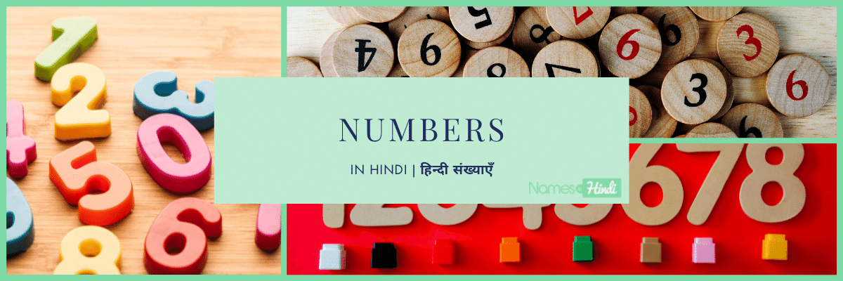 Numbers in HINDI